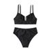 New U Neck Sling Split Swimsuit Female High End Beach Hot Spring Bikini Swimsuit_ecoleips.com