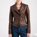 K New Women's Leather Jacket, Short Coat, Slim Fit, Thin Leather Coat, Women's Motorcycle Suit._ecoleips.com