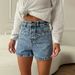 Denim High-waisted Embroidered Hot Shorts, Sexy Denim Shorts For Women_ecoleips.com
