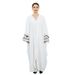 Muslim Embroidered Loose Size Long Dress Fashionable Cool Embroidered Loose Dress Robe Coat_ecoleips.com