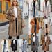 Women's Clothing Faux Fur Coat Artificial Fur Coat Imitation Fox Fur Coat Suit Collar Coat_ecoleips.com