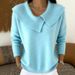 K New Fashionable Retro Playful Temperament Show Thin Collar Sweater Versatile Knitted Lazy_ecoleips.com