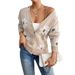 Amazo Cross-border Women's Clothing Spring/summer New European And American Knitted Loose Cardigan Sweater Ins Style_ecoleips.com