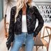 Spring 2025 New Elegant Women's Jacquard Lace Perspective Zipper Short Jacket Top Coat_ecoleips.com