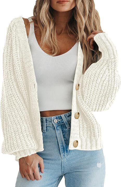 Women's Clothing New Products Foreign Trade Loose Knitted Jacket Sweater Cardigan_ecoleips.com