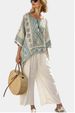 Men's & Women's Printed Short Sleeve Shirt & High Waist Pants Set - Casual Loose Fit 2-Piece Outfit With 3d Patterns_ecoleips.com