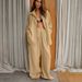 Women's Clothing Casual Khaki Cotton And Linen Breathable Long Sleeve Pants Two Piece Set Autumn Loose Street Style Suit For Women_ecoleips.com