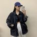 K Women's New Loose Cowboy Jacket; Versatile Student Original Vintage Long-sleeved Top_ecoleips.com