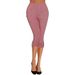 New Side-cutout Yoga Pants, High-waisted Knitted With Contrasting Color Lace, Tight-fitting Cropped Leggings_ecoleips.com