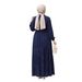 Plus Size Women's Clothing Long Dress Polka Dot Muslim Loose Casual Fashion Pleated Swing Dress Middle East New_ecoleips.com
