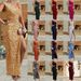 European And American Style New Women's 2025 Spring Cross-Border Fashion Sexy Sequin One-Shoulder Sleeveless Slit Color_ecoleips.com