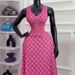 Women's Elegant V-Neck Printed Top And Skirt Set Sleeveless Tie Waist Spring Summer Thin Polyester_ecoleips.com