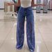 Women's Clothing High Waist Wide Leg Pants For Women Spring And Summer Fashion Temperament Versatile Hollow Lace Splicing Denim Drape Pants_ecoleips.com