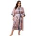 Sleep Women's Clothing Large Size Pajamas New Satin Pajamas Women's Summer Light Luxury Ice Silk Cool Nightgown Bathrobe Home Clothes_ecoleips.com