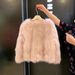 French Small Fragrant Style Fur Jacket Women's Design Sense Fur Integrated Top To Keep Warm_ecoleips.com