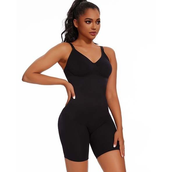 Cross-border Four-corner One-piece Shapewear For Women, Tummy Control Pants, Butt-lifting Shapewear, Elastic Waist_ecoleips.com