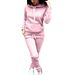Autumn Winter New Women's Clothing European American Fashion Casual Fleece Long Sleeve Hooded Sports_ecoleips.com