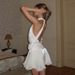 Women's Clothing Summer Sexy Backless Banquet Dress Halter Neck Sleeveless For Formal & Casual For Women_ecoleips.com