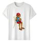 Women's T-Shirts Tshirt Muscle Freaks Connco Lizard Estilo Casual Reptil Fun_ecoleips.com
