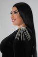 N7711 plus Size Elegant Slim Fit Sexy Dress European American Style New Arrival 2022 Decoration Detail Women's Clothing_ecoleips.com