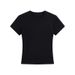 High Elastic Slim Slim Short-sleeved T-shirt Women's Spring And Summer New American Spice Girl Style Solid Color Shoulder Versatile Women's Top Ins_ecoleips.com
