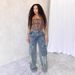 Women's Clothing Jeans Autumn And Winter New Star Tassel Raw Edge Loose Straight Casual Pants Women_ecoleips.com