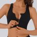 K Sports Bra, Shockproof Running, High-strength Fitness Vest Style, Quick Drying, Plus Size Gathering, Beautiful Back, Yoga Bra_ecoleips.com