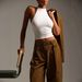 European And American Style Tight-fitting Solid Color Backless Halter Neck Versatile Basic Sports Sleeveless Tank Top_ecoleips.com