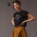 Women's Clothing Black Women's Casual T-Shirt Pure Cotton Round Neck Short Sleeve Letter Print Fashionable Simple Top Style_ecoleips.com