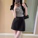 Dongdaemun Women's Polka Dot Midi Skirt High Waisted Bodycon A-Line Versatile Short Skirt Spring Collection 2025_ecoleips.com