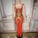 Diamond Mirror Dress Elegant Red Carpet Gown With Rhinestone Lens Design Spaghetti Straps Slim Waist And Flattering Fit Women's Party Wear_ecoleips.com