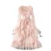 Women's Clothing Holiday Style Cape Cardigan Coat Spring Women's Design Ruffles Slim Fit Long Trumpet Sleeve Chiffon Shirt_ecoleips.com
