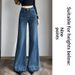 Women's Wide-Leg Flared Jeans, Fall/Winter 2025 New Style, Loose And Trendy, Popular Design Straight Pants_ecoleips.com