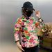 girl Northeast Women's Winter Coat Chinese Style Quilted Button Tang Suit Small Orchid Cotton Village Girl Floral Jacket_ecoleips.com