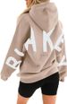 Women's Clothing New Cross Border Fashion Printing Thickened Versatile Long Sleeve Loose Hooded Sweater Women_ecoleips.com