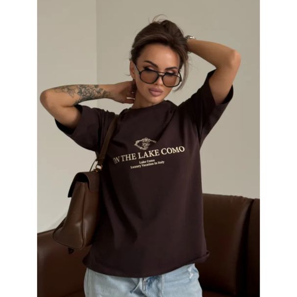 2025 American Retro Fashion Casual Ins Style Letter Print 100% Cotton Short Sleeve T-Shirt Versatile Personality Top_ecoleips.com