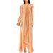 Fashion Pleated Solid Color Long Dress Sexy Halter Hollow Out Loose Evening Dress Women Elegant Sleeveless Backless Party Dress_ecoleips.com