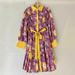 Women's Clothing women's retro geometric print lace up waist dress autumn shirt dress fashion draped tutu skirt_ecoleips.com