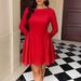 Diyun European And American Elegant Evening Style Long Sleeve Short Dress Women's Clothing 2025 Autumn Winter_ecoleips.com
