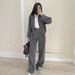 Women's Clothing Minimalist Work-to-Workout Set – Long Sleeve Zip Jacket & Trousers (XS-XXL, 5 Neutral Colors)_ecoleips.com