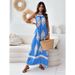 Women's Clothing Positioning Flower Print Suspender Dress_ecoleips.com