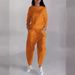 Autumn Fashion Lace-Up Multi-Pocket Trendy Sporty Solid-Color Casual Pants Set_ecoleips.com