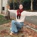 Women's Clothing High-Waisted Retro Blue Straight Leg Jeans Women's Fleece Lined Wide Leg Pants Winter New Style Light Colored_ecoleips.com