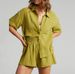 2025 European And American Women's Loose-fitting Fashion Casual Set: Short-sleeved Shirt + Shorts, Single-breasted,_ecoleips.com