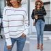 Women's Clothing Women's Knitted Sweater Pullover Round Neck Sweater_ecoleips.com