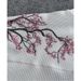 Deeptown White Cherry Blossom Embroidery Man Women T-Shirts Long Sleeve Oversized Waffle Tees Basic Harajuku Casual Streetwear_ecoleips.com