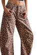 Women's Loose Fit Denim Jeans Floral Print Cropped Wide Leg mid Waisted Y2K Style Autumn Winter Fashion_ecoleips.com