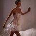 New Cross-Border European And American Style Party Sexy Backless Short Layered Tassel Mesh Feather Sequin Strap Dress_ecoleips.com