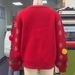 Festive Christmas Sweater For Women – Cozy Knit Pullover With Faux Fur Accents (XS-XXL, Classic Red)_ecoleips.com