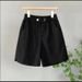 Summer Thin Ice Cotton High Waist Slimming Cargo Pants for Women Loose plus Size Versatile A-Line Casual Five Point Shorts_ecoleips.com